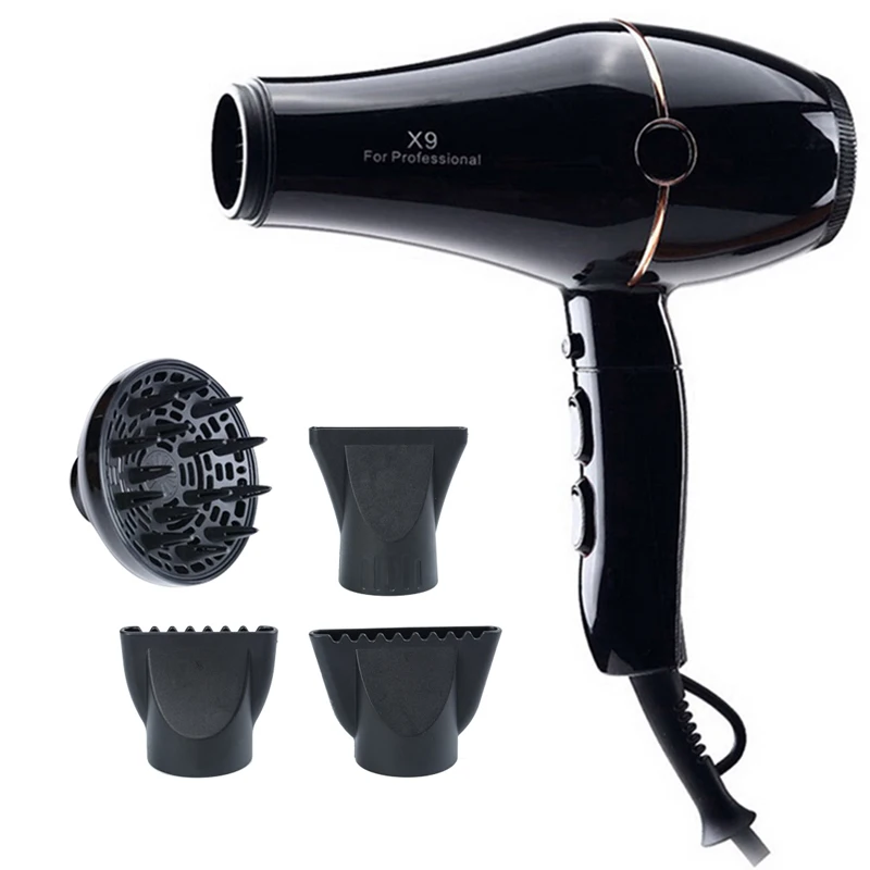 

Electric Hair Dryer 1800W-2000W Strong Power Hair Dryer Hairdressing Barber Salon Tools Blow Dryer Low Hairdryer Hair Dryer Tool