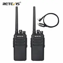 Retevis RT81 Walkie Talkie de alta potencia DMR Radio Digital 2 uds IP67 a prueba de agua UHF VOX Radio bidireccional para almacén de fábrica agrícola