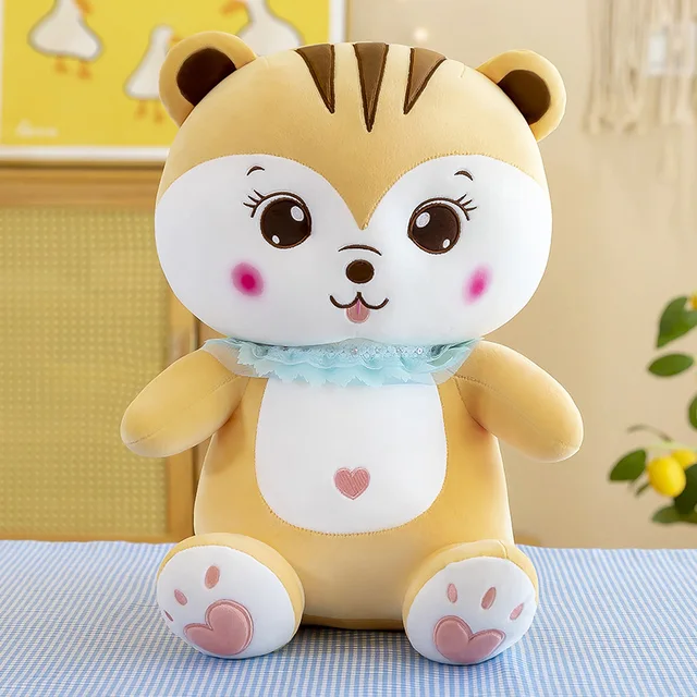 Squirrel Animal Doll Cute Soft Stuffed Plush Toy Family Party Wedding Kids Gift Pillow Home Decor Kids Children Birthday Gifts