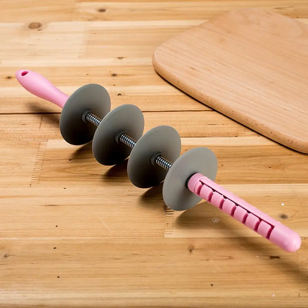 

Multifunctional Adjustable Roll Noodle Stick Bread Slicer Noodle Forming Mold Baking Tool Roll Biscuit Kitchen Tool