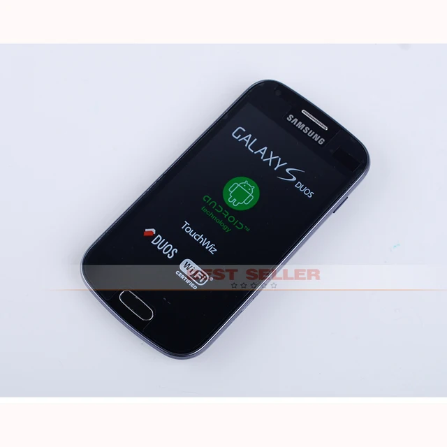 Original Unlocked Samsung Galaxy S Duos S7562, Mobile Phones, 4.0'' Screen 3G WIFI GPS 5MP 4GB Dual Sim, High Quality Smartphone 3