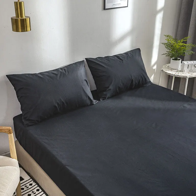 Waterproof Bed Sheet Bedspread Elastic Band King Size Universal Mattress Fitted Sheets Dust Cover Protector For Home mattress cover