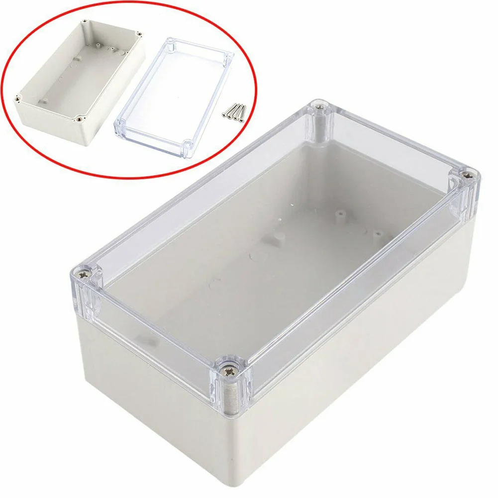 DIY водонепроницаемый корпус прочный Домашний Прозрачный винт крышки влажный инструмент электронный проект коробка кабель соединительные аксессуары