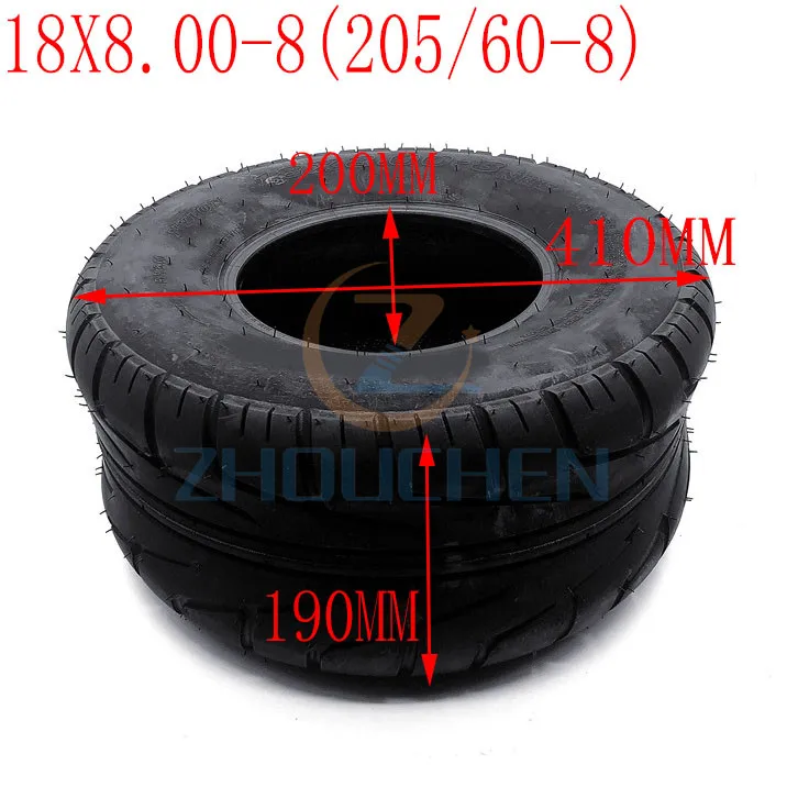 225/55-8 шины 225/40-10 шины 18x9. 50-8 передние или задние 8 дюймов 10 дюймов 6PR электрический скутер вакуумные шины для Harley китайский велосипед