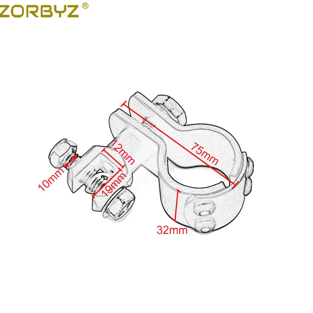ZORBYZ мотоциклетные подножки зажимы защита двигателя бар Трубка Крепление для Harley Softail мужской Peg крепление