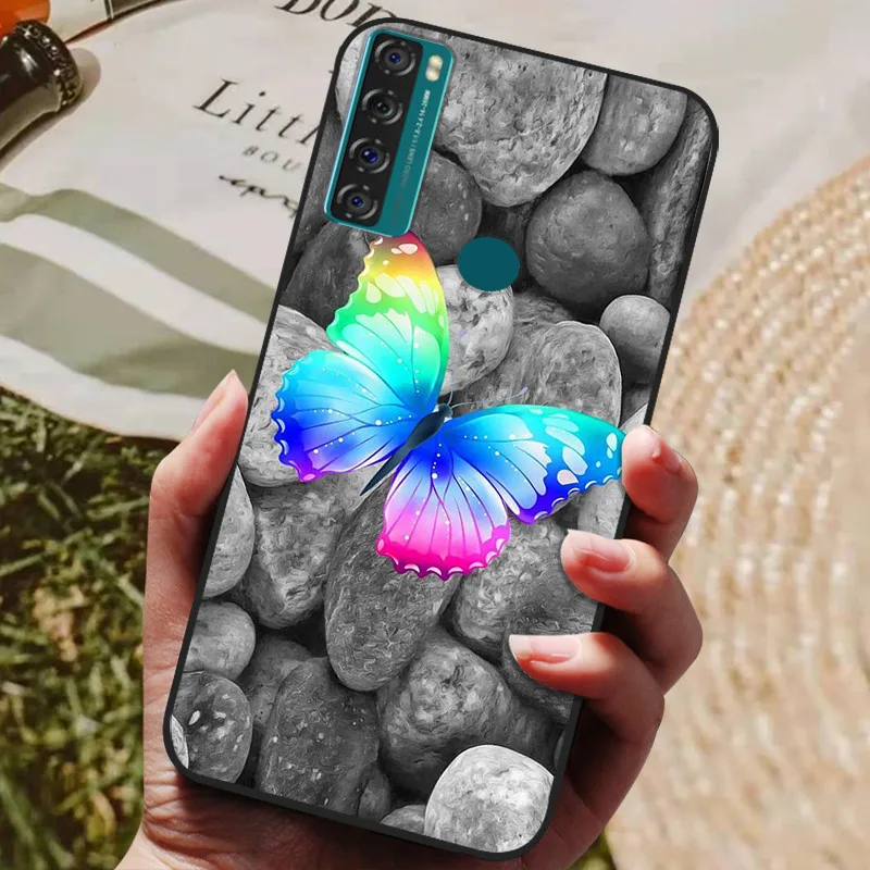 For TCL 20 SE Case Soft Silicone Phone Back Cover For TCL 20 SE TCL20SE TCL20 20SE Cases Coque for TCL 20SE  Fundas bumper Shell designer phone pouch Cases & Covers