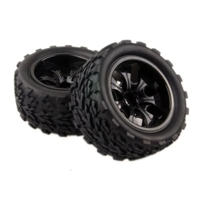 4 шт./компл. 1:10 RC Monster Bigfoot автомобиль шины для багги для HPI HSP Traxxas внедорожные шины комплект обод колеса с шиной колеса