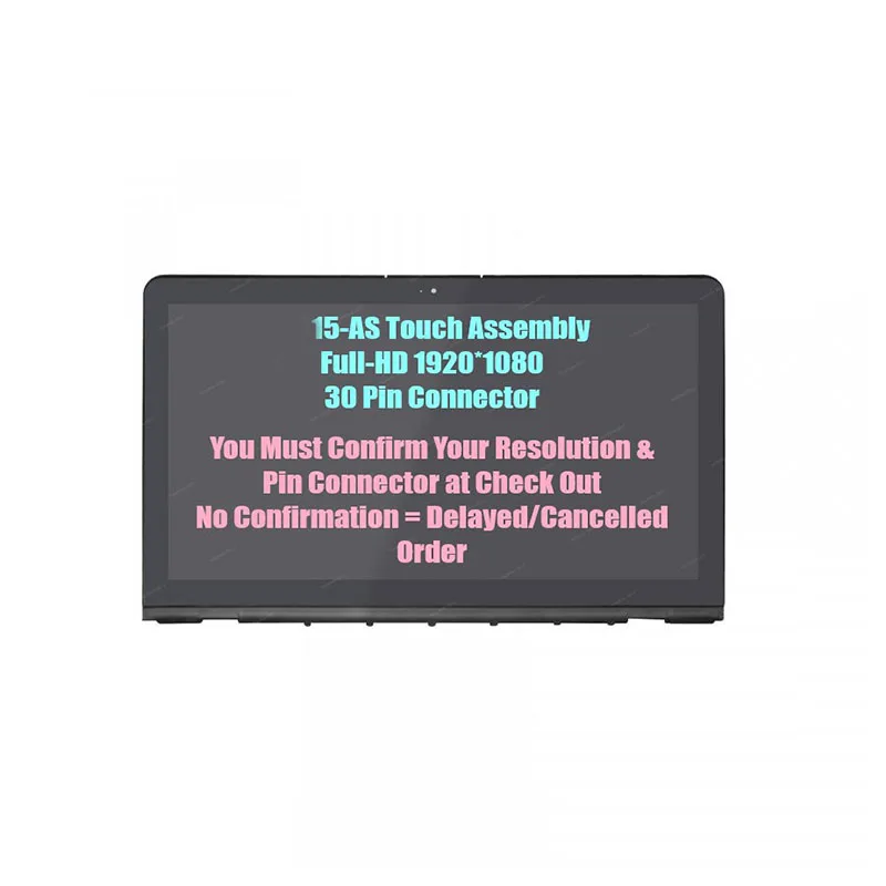 

Сенсорный экран 15,6 дюйма FHD 2D с 4 отверстиями для камеры HP 15-AS 858711-001