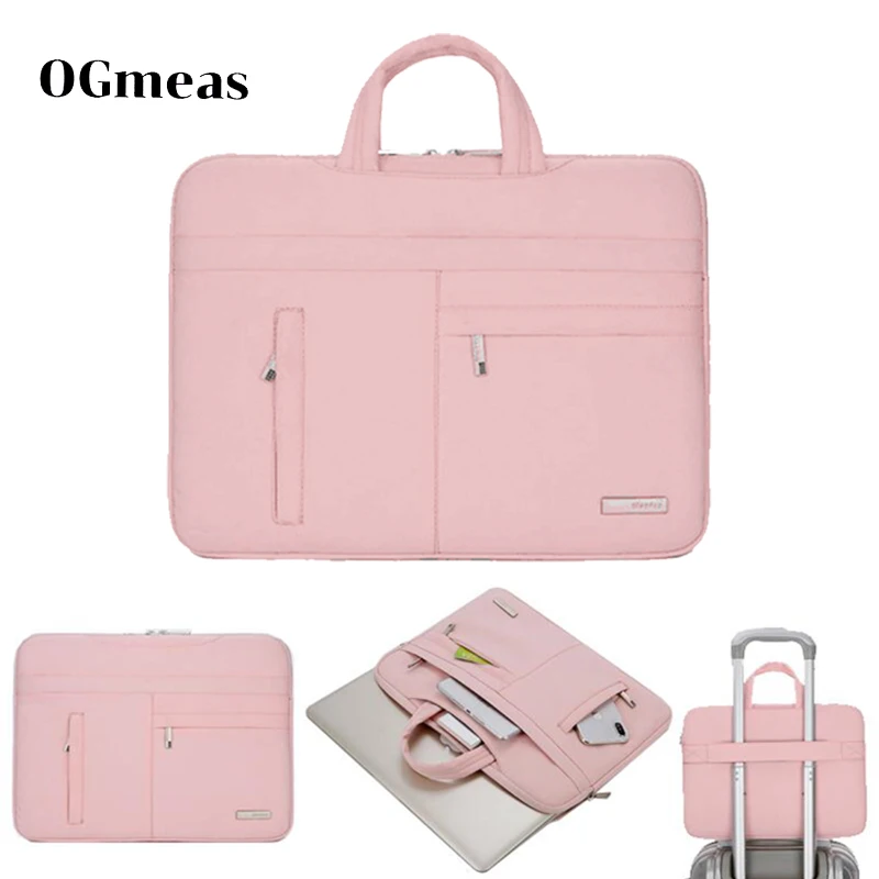 

Laptop Shoulder Bag 11 12 13 14 15 15.6 Inch Nylon Sleeve Case for Macbook Air Pro Xiaomi 13.3 Waterproof Handbag Women Cover