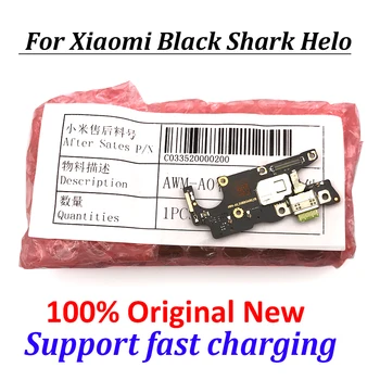 

100% Original New For Xiaomi Mi Black Shark Helo Dock Connector Micro USB Charger Charging Port Flex Cable Microphone Board