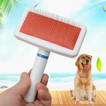 

Hot Airbag Grip Puppy Comb Dog Brush Comb Scraper Puppy Slicker Gilling Brush Quick Cleaning Grooming Tools Pet Products