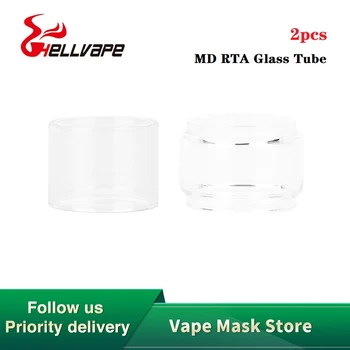 

Original Hellvape MD RTA Glass Tube 2ml/4ml Capacity for Hellvape MD RTA Electronic Cigarette Vape Hellvape Glass Tube