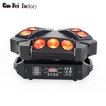 

9*12W 4in1 RGBW Magic Light DMX512 Pixel LED Moving Head Spider Beam For Stage