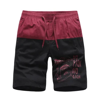 

Beach Pants Five Points Pants Pure Cotton Shorts Printing Sports Men's Shorts