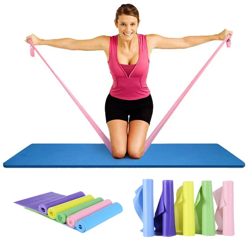 1PC Athletic Resistance Bands Exercise Rubber Bands Workout Fitness Elastic Sport Yoga Band Rubber Band Loops For Gym Training