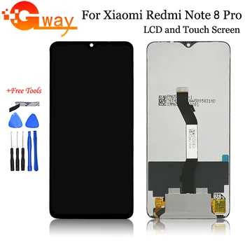 

6.53" For Xiaomi Redmi Note 8 Pro M1906G7I 2015105 LCD Display+Touch Screen Digitizer Assembly Replacement +Tools +Adhesive
