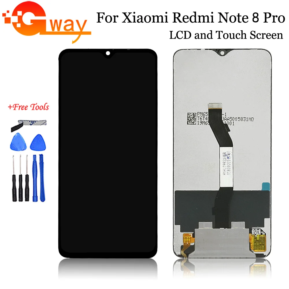 ЖК-дисплей и дигитайзер сенсорного экрана для Xiaomi Redmi Note 8 Pro M1906G7I 6 53 2015105 дюйма