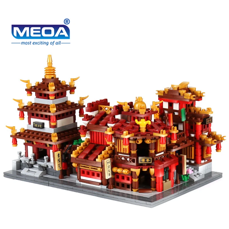 Xingbao 01102 китайские уличные серисы Мини четыре в одном древние технические мелкие