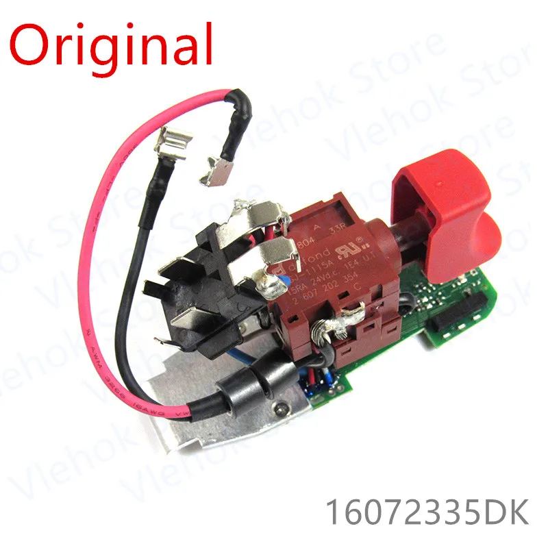 Переключатель для BOSCH GSR10.8-LI-2 GSR12-2-LI GSR12V-15 BS10-A PS130 GSB10.8-2-LI GSB12-2-LI GSR10.8-2-LI 16072335DK