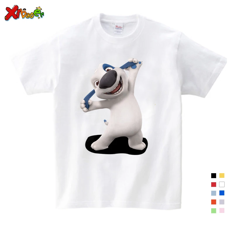 Детские любимые онлайн-игры, футболки для мальчиков с принтом кота Тома, летние костюмы с героями мультфильмов «Том Кот и его друзья», От 3 до 9 лет