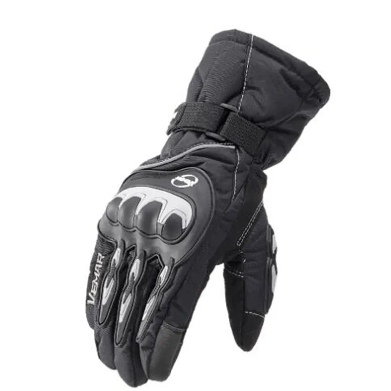 VEMAR зимние Мотоциклетные Перчатки флисовые сохраняющие тепло дышащие Guantes Moto Luvas мотоциклетные Нескользящие водонепроницаемые перчатки для мотокросса