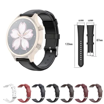

Leather Replacement Watch Band Buckle Wrist Band Strap for Ticwatch C2 18MM Wristband Watch Strap fitness tracker dropship#G20