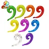 10pcs kurly spiral Wave Foil balloon Birthday wedding Party modeling decoration Supplies balloons kids toy Curve Air Ball Globos ► Photo 3/5