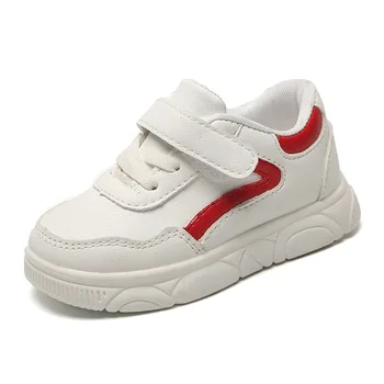 

Winter New Korean Casual Boys And Girls Shoes Plus Velvet Warm Double Velcro Shoes Solid Bottom Cotton Shoes