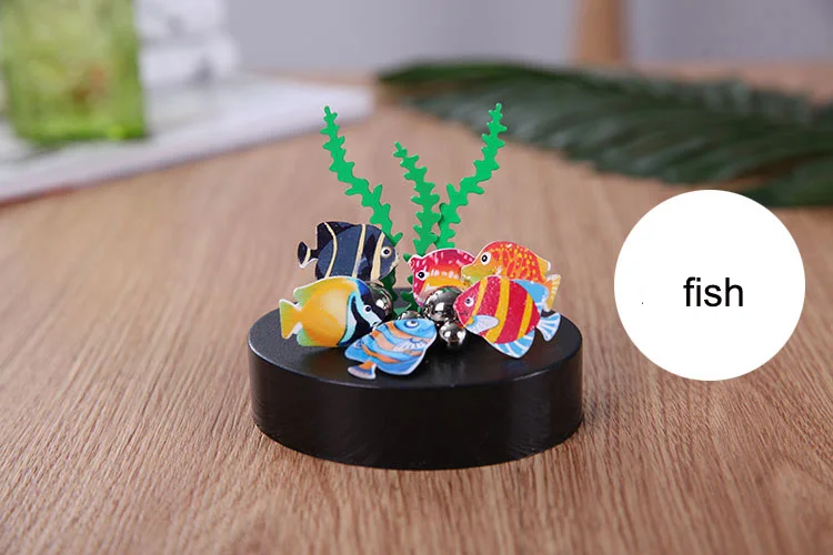 fish Креативный подарок DIY Набор Магнитных скульптур развивающие игрушки домашний стол украшения для бойфренда дети Человек день рождения iCraft - Цвет: fish