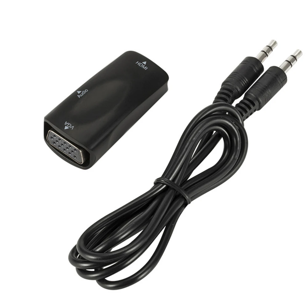 HDMI к VGA адаптер 720P конвертер Мама мама с 3 5 мм видео разветвитель для ноутбука HDTV ABS