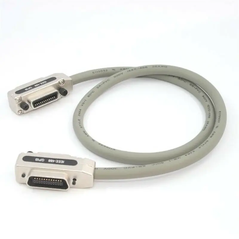 IEEE-488 кабель GPIB линия передачи данных Шнур разъем адаптера Plug And Play W/металлическая бленда