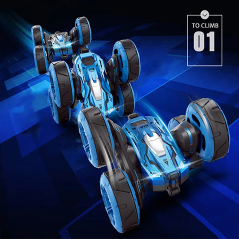RC автомобиль 2 4G 4CH трюк дрейф деформация багги рок гусеничный роллер 360 градусов