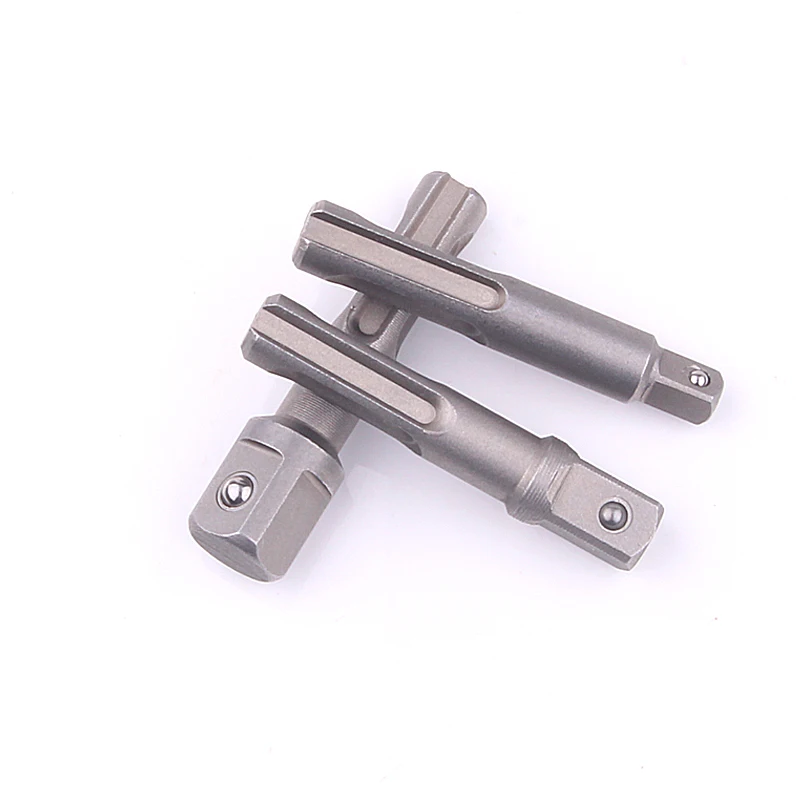 

1/2 3/8 1/4 Electric Hammer Adapter Connecting Rod Electric Screwdriver Impact Electric Drill Chuck Sleeve Adapter Accessories