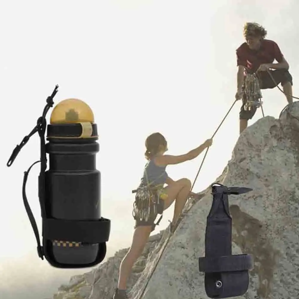 

Hot 1PC Water Bottle Holder Kettle Bag Cover Belt Outdoor Camping Training Adjustment Tactics Equipment
