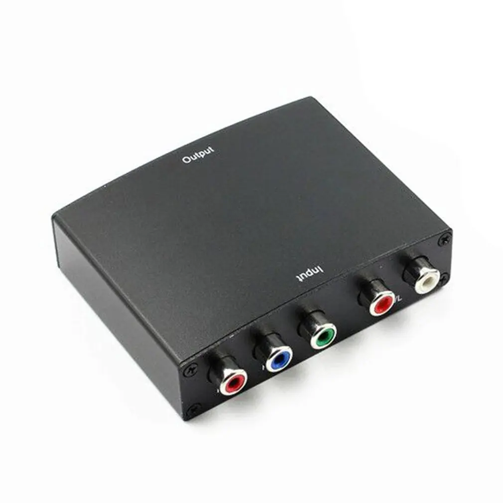 Профессиональный YPBPR к HDMI конвертер простой в использовании AV видео аудио HDCP YPbPr/RGB+ R/L аудио к HDMI конвертер адаптер