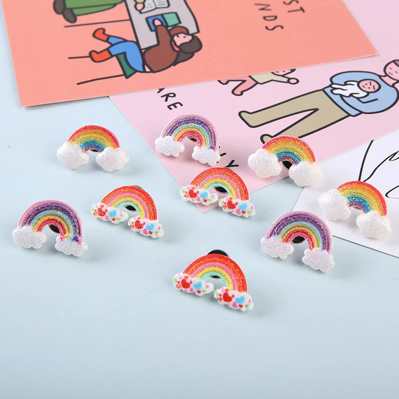Pin Thumbtack de arcoíris para decoración de oficina, alfileres de corcho, suministros de encuadernación, clavos fijos para pared del hogar, 9 Uds.