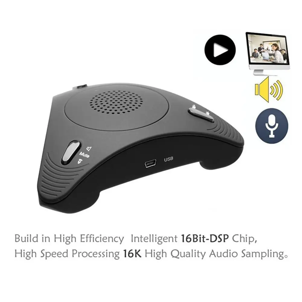 USB-500 всенаправленный Voip микрофон конференц-связи динамик всенаправленный USB микрофон настольный микрофон