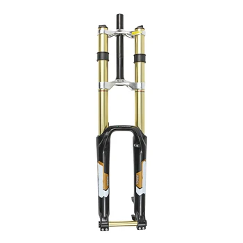 

Aluminum Alloy 26 Inch 1-1/8" Mountain Bicycle Fork MTB Bike Fork Downhill Cycling Front Fork Shockproof Mountain Bicycle Parts
