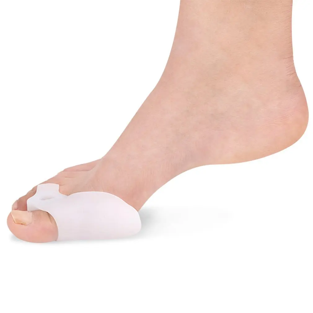 

2PCS Gel Bunion Big Toe Separator Spreader Eases Foot Pain Foot Hallux Valgus Correction Guard Cushion Concealer Thumb Foot Care