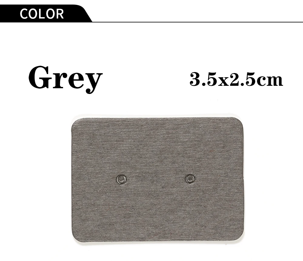 50-100pcs 2.5x3.5cm Ear Studs Card Earring Display Card Packaging Cardboard Blank Kraft Paper Price Tag for DIY Jewelry Gift