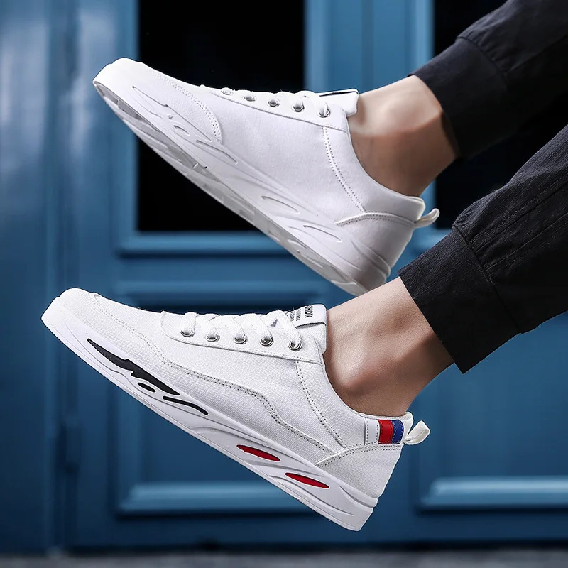 

2018 Spring New Style Classic Men Sneakers Korean-style Trend MEN'S Casual Shoes Versatile Flat Breathable Canvas Shoe