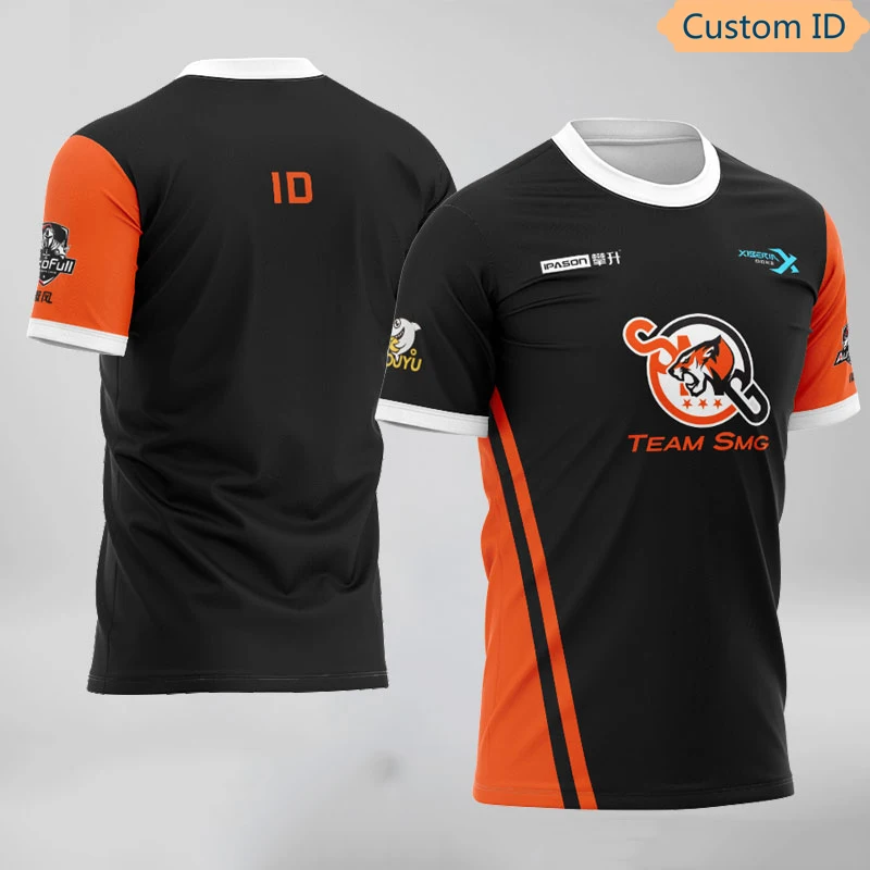 E Sport Team SMG Униформа Trikots Fans Spiel футболка на заказ ID Für Männer Frauen Angepasst Name Tees Hemd CSGO