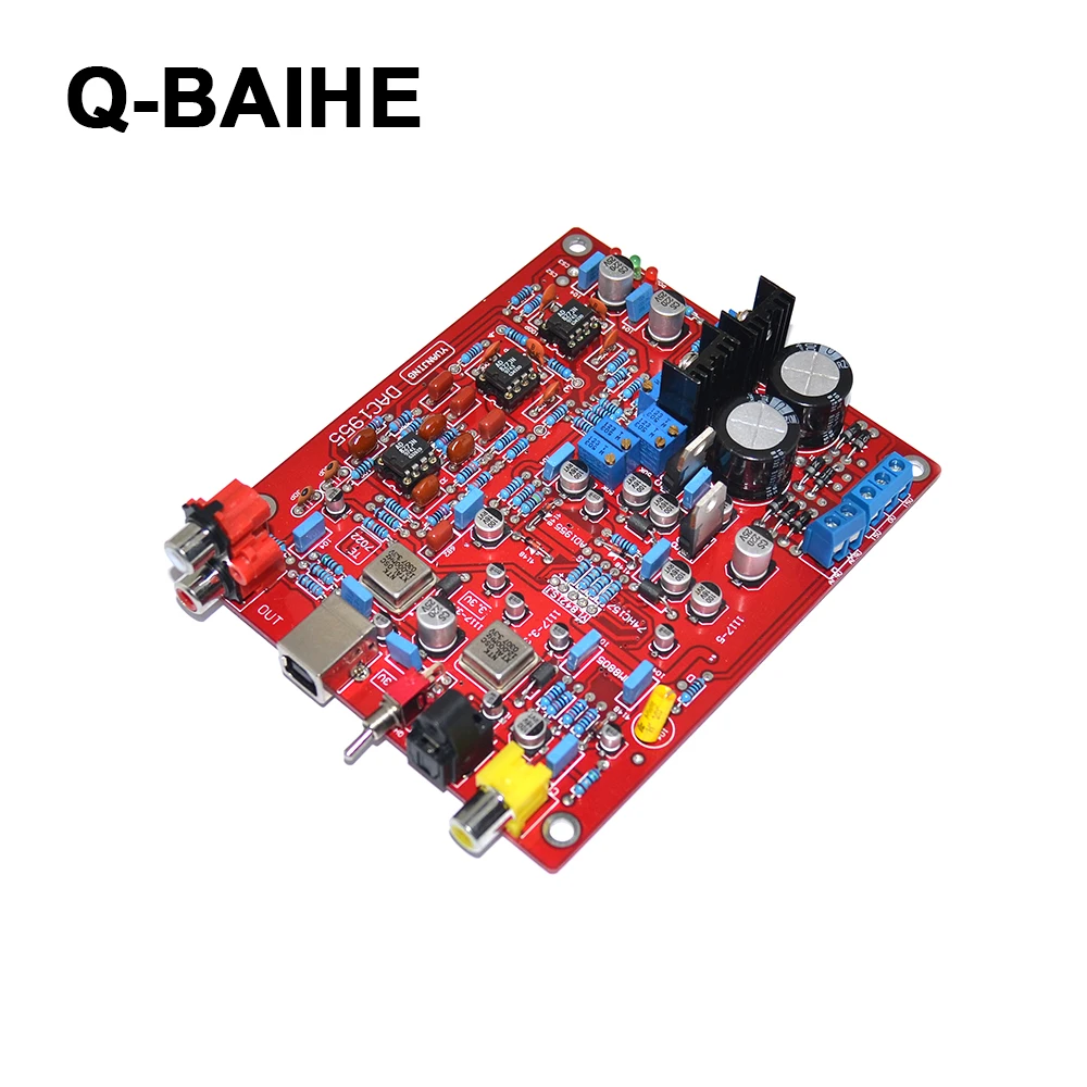 WM8805 + AD1955 PCM2706 коаксиальное волокно USB тройной ЦАП Декодер плата (обновленная