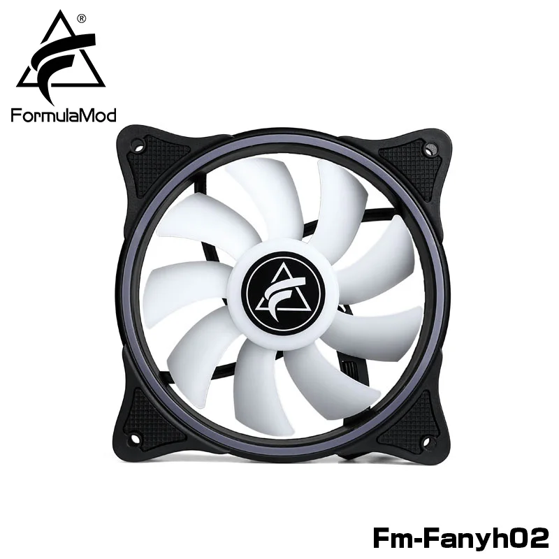 FormulaMod Fm-Fanyh02 120 мм PWM Fan 5v 3Pin RGB многоцелевой радиатор гидравлический подшипник 9 больших размеров лезвия