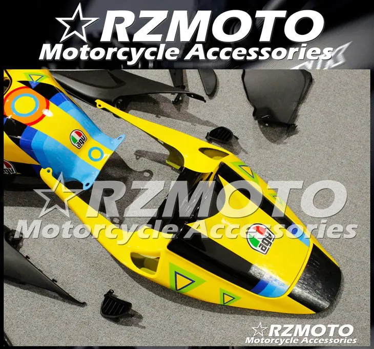 4 подарки ABS мотоцикл полный обтекатель комплект подходит для CBR600RR F5 2005 2006 05 06 cbr600 600RR тела набор желтый