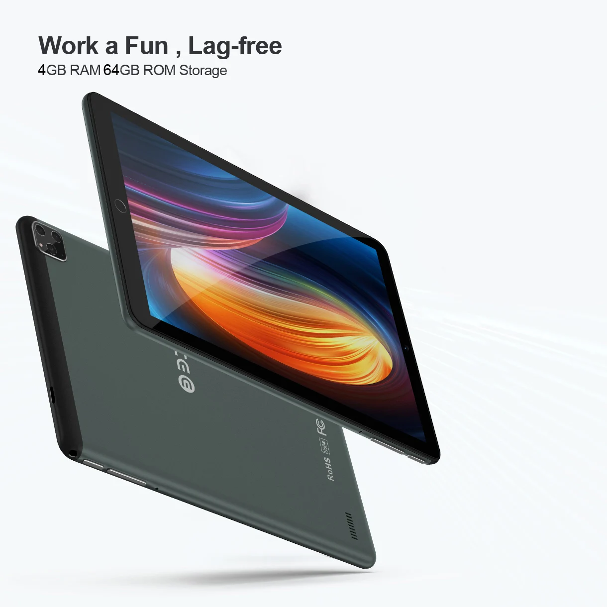 10.1 Inch Octa Core Tablet - 3G Network, 4GB/64GB, Mi Pad 5 Pro, Android 9.0, Phone Call, GPS, WiFi, Bluetooth Tablet Description Image.This Product Can Be Found With The Tag Names Computer Office, Network tablet pc, Tablets