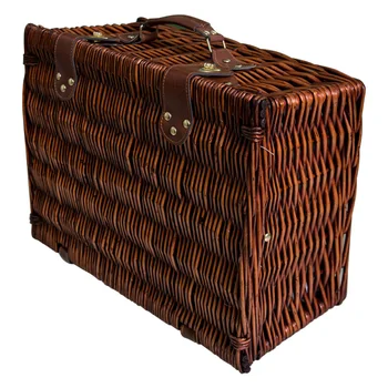 

Picnic Basket Ivy Rattan Knitted Tableware, Fruit Food, Hand-held Basket, Outdoor Portable Picnic Supplies
