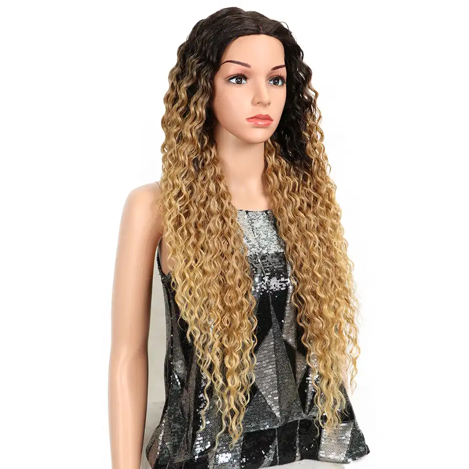 Magic Hair Kinky Curly Glueless High Temperature Fiber Hair 32