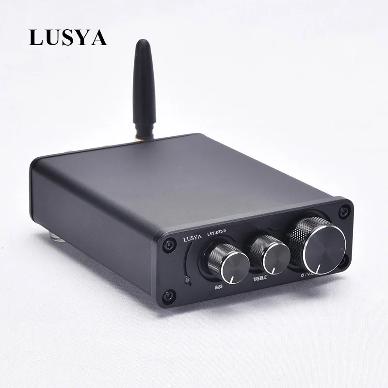 Hi Fi усилитель мощности Lusya QCC3003 Bluetooth 5 0 50 Вт * 2 стерео TPA3116 домашний аудиоусилитель
