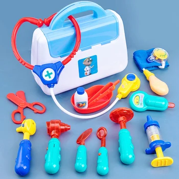 

Kids Doctor Kits Pretend Toys Boys Girls Medical Set Doctor Nurse Role Play Game Thermometer Toys For Children Girls Play House